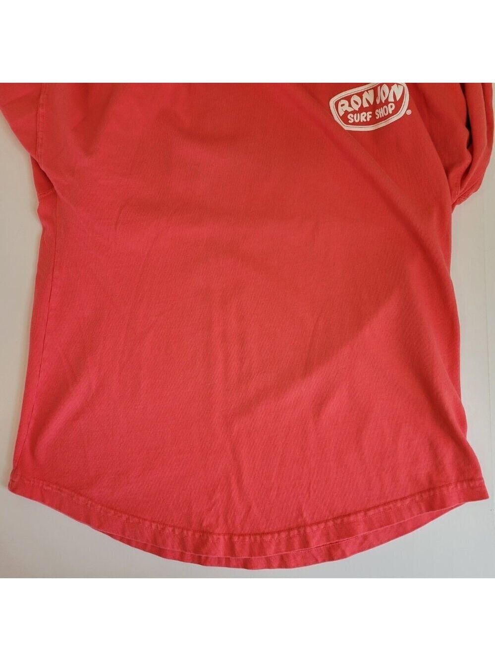 Ron Jon Surf Shop Heavy Weight Long Sleeve T-Shirt Coral Orange W/ Logo Size XS - Picture 13 of 16